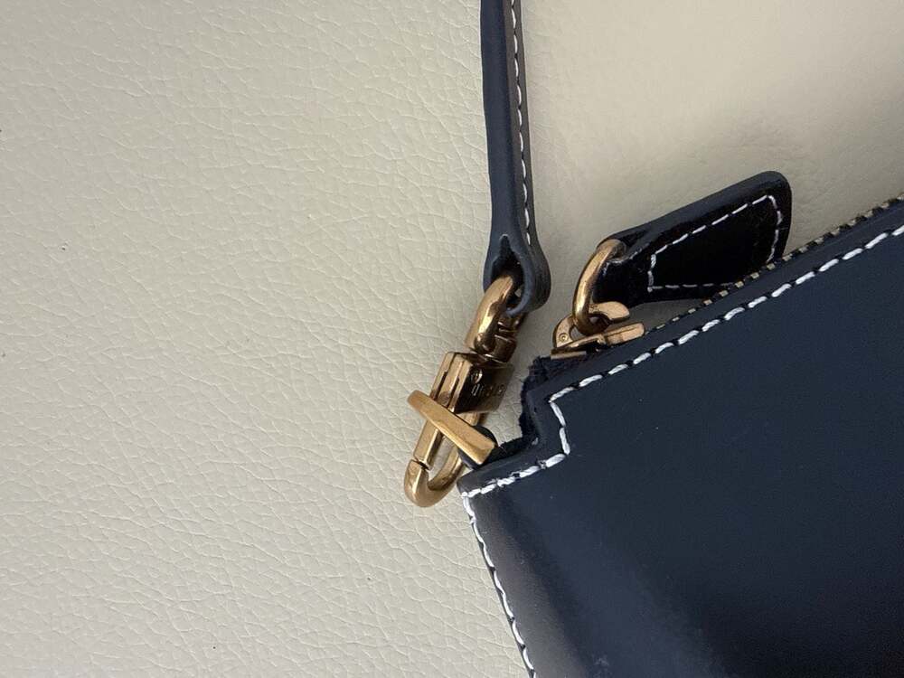 Staud Kaia Leather Shoulder Bag in Black - Picture 3 of 6